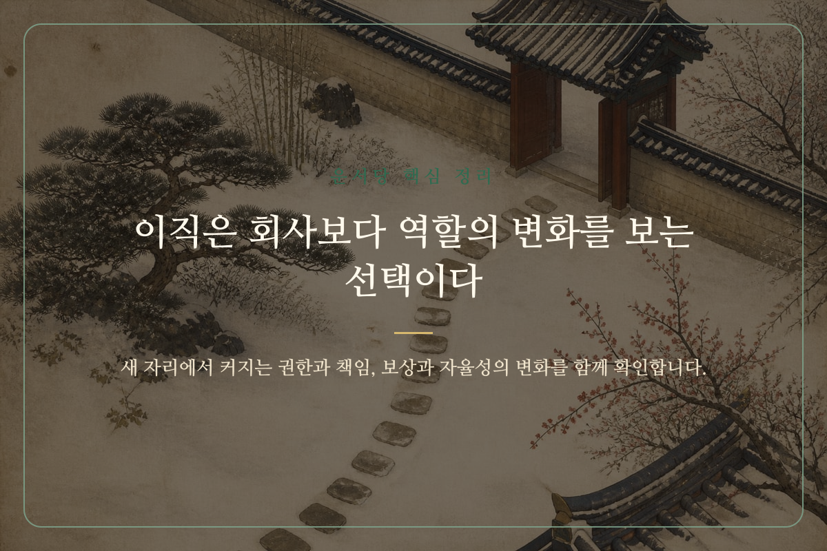 여러 방향 중 새로운 직업 역할을 선택하는 나침반 이미지