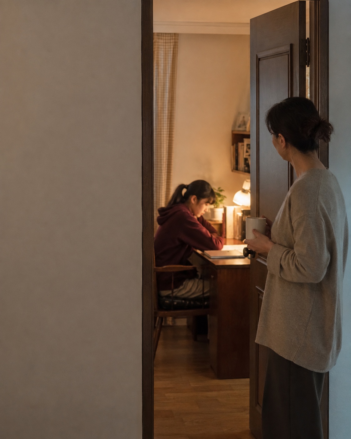 말을 바꾼 뒤 살펴볼 반응를 표현한 상황 연출 이미지