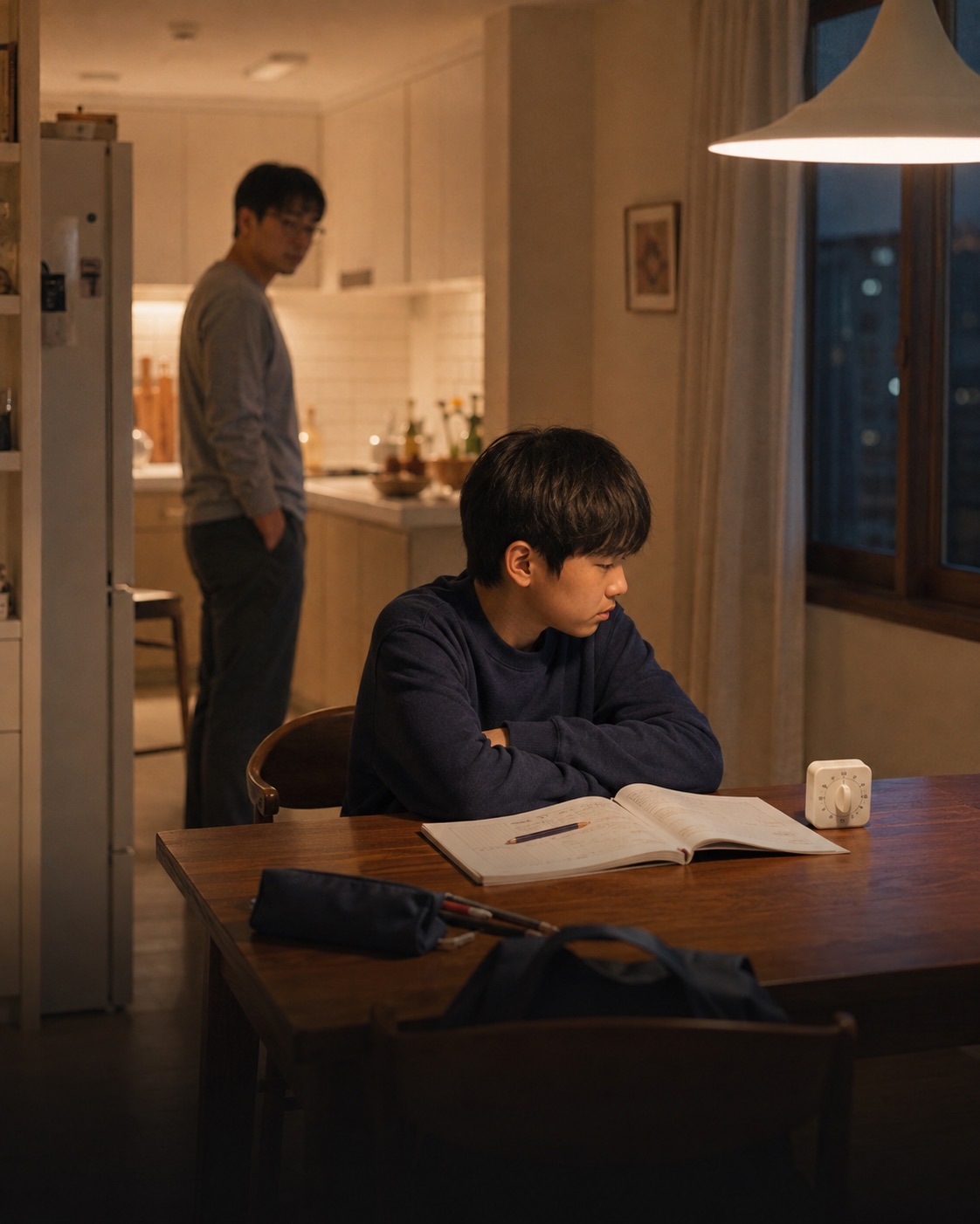 공부를 시작할 환경를 표현한 상황 연출 이미지
